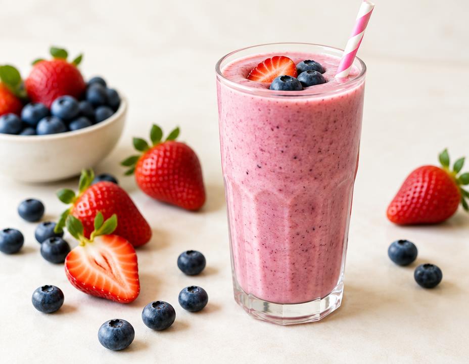 Beeren-Frühstücks-Smoothie