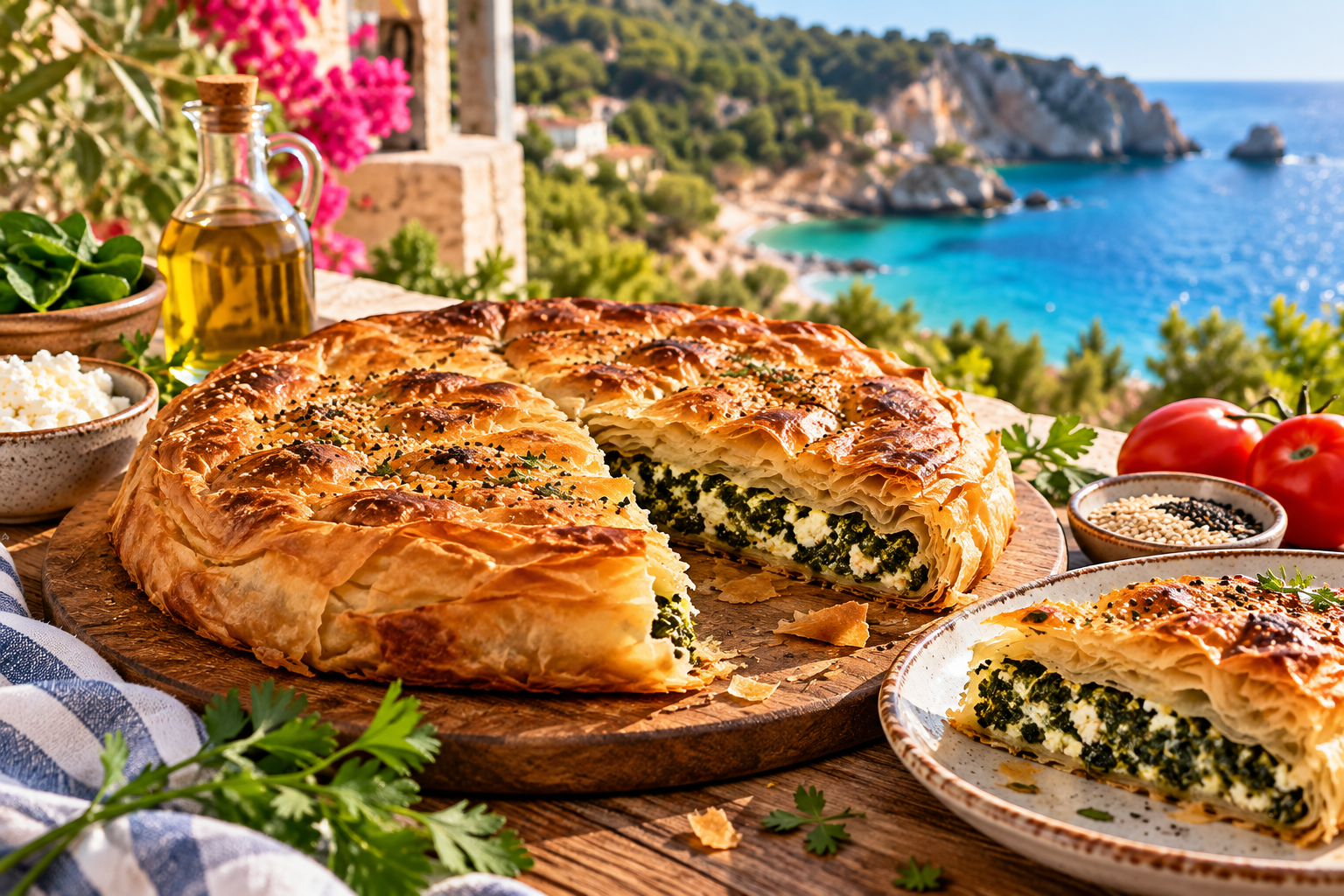 Albanischer Spinat-Feta-Byrek