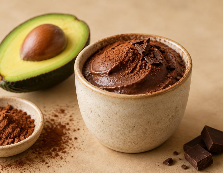 Gesundes Schokoladen-Avocado-Dessert